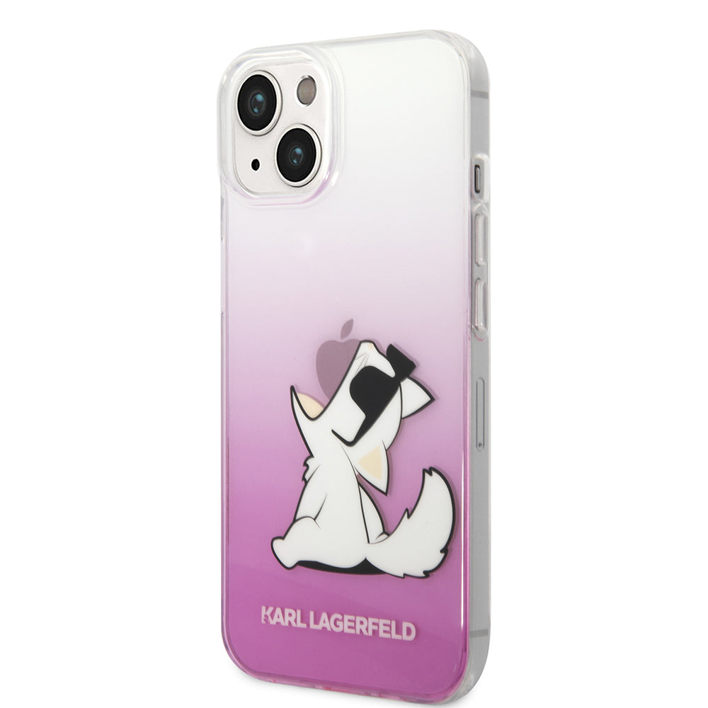Custodia per Apple iPhone 14 Plus, Karl Lagerfeld, Choupette Fun, Rosa