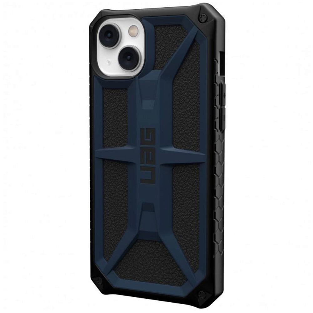 Custodia per Apple iPhone 14 Plus, Urban Armor Gear, Monarch Kevlar, Blu scuro