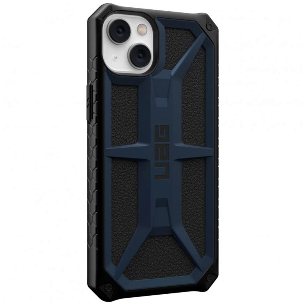 Custodia per Apple iPhone 14 Plus, Urban Armor Gear, Monarch Kevlar, Blu scuro
