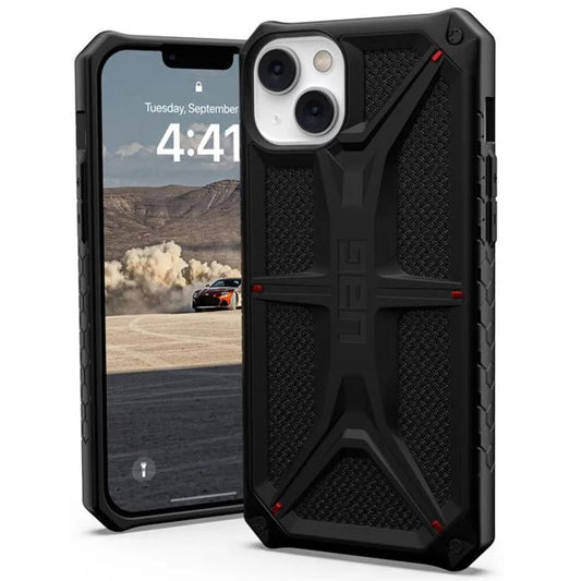 Custodia per Apple iPhone 14 Plus, Urban Armor Gear, Monarch Kevlar, Nera
