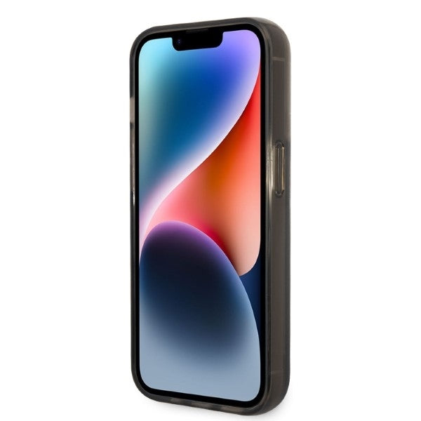 Custodia per Apple iPhone 14 Pro, Karl Lagerfeld, Liquid Glitter RSG, Nera