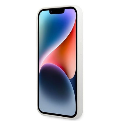 Custodia per Apple iPhone 14 Pro, Karl Lagerfeld, Silicone Ikonik NFT, Bianca