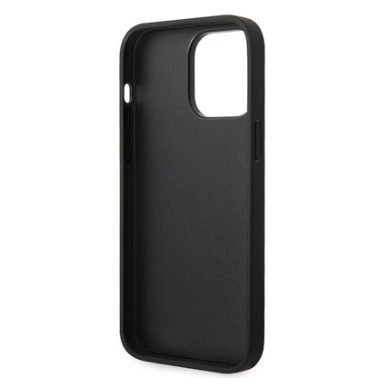 Case for Apple iPhone 14 Pro Max, Karl Lagerfeld, Glitter Flakes Ikonik Karl, Silver