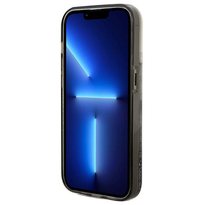 Custodia per Apple iPhone 14 Pro Max, Karl Lagerfeld, Liquid Glitter Choupette, Trasparente