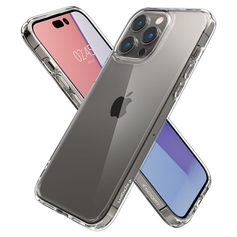Custodia per Apple iPhone 14 Pro Max, Spigen, Ultra Hybrid, Trasparente ACS04816