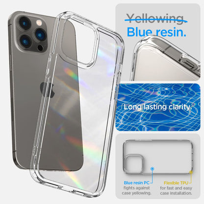 Custodia per Apple iPhone 14 Pro Max, Spigen, Ultra Hybrid, Trasparente ACS04816