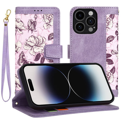 Custodia per Apple iPhone 14 Pro, Techsuit, FlipCraft, Viola