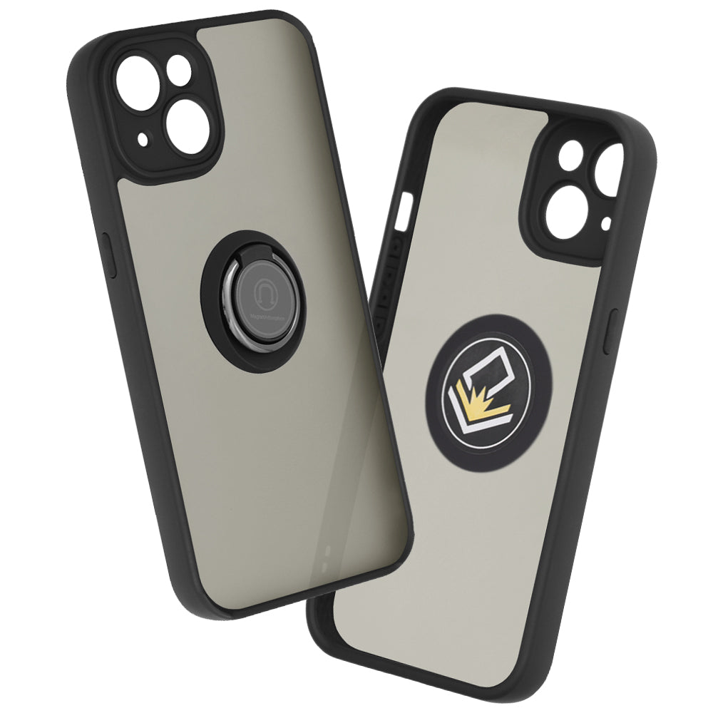 Custodia per Apple iPhone 14, Techsuit, Glinth, Nera