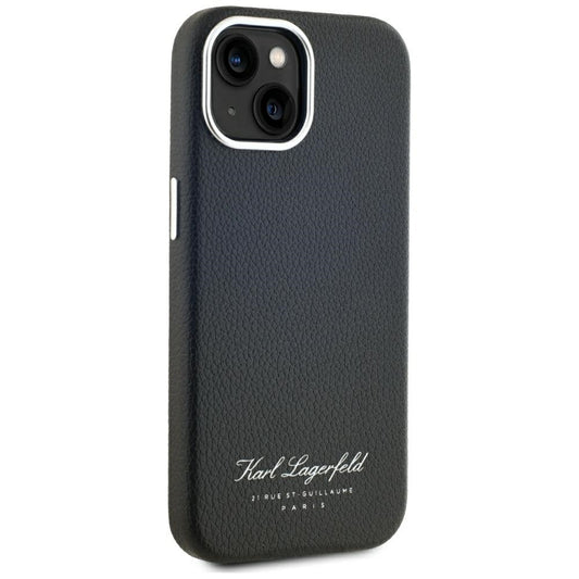 Custodia per Apple iPhone 15, Karl Lagerfeld, RSG, Nera