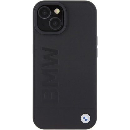 Custodia per Apple iPhone 15 Plus, BMW, Natural Hot Stamp, Nera