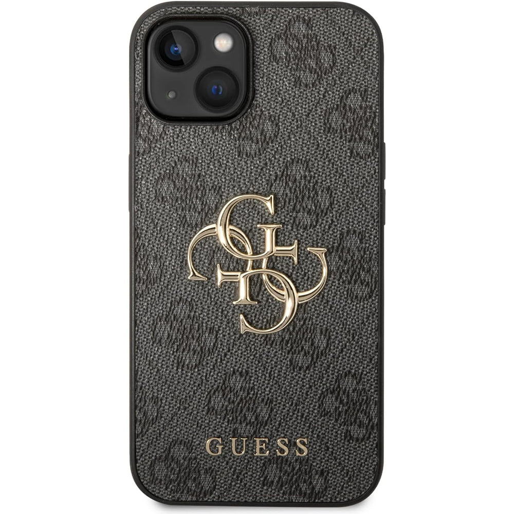 Custodia per Apple iPhone 15 Plus, Guess, 4G Big Logo, Grigio