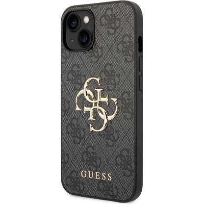Custodia per Apple iPhone 15 Plus, Guess, 4G Big Logo, Grigio