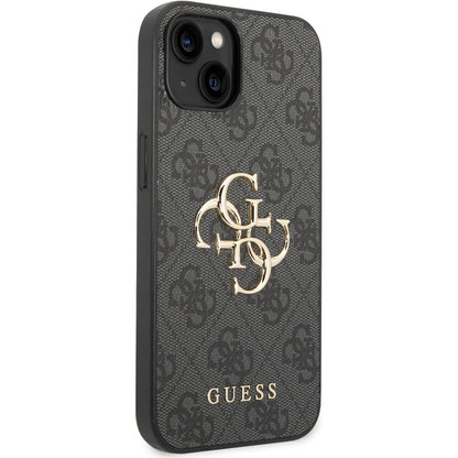 Custodia per Apple iPhone 15 Plus, Guess, 4G Big Logo, Grigio