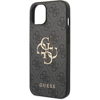 Custodia per Apple iPhone 15 Plus, Guess, 4G Big Logo, Grigio