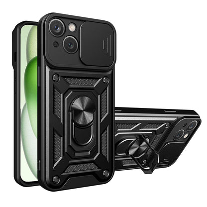 Custodia per Apple iPhone 15 Plus, Techsuit, CamShield, Nera