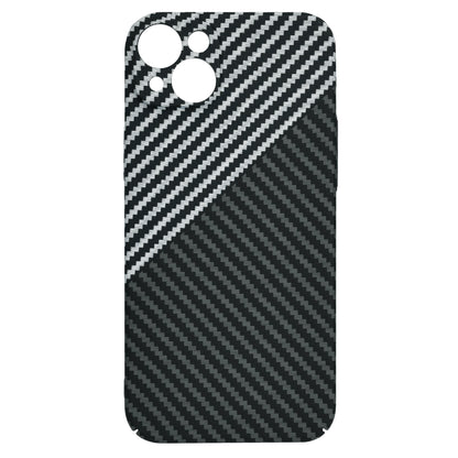 Custodia per Apple iPhone 15 Plus, Techsuit, Carbonite FiberShell, Nero Grigio