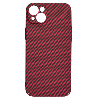 Custodia per Apple iPhone 15 Plus, Techsuit, Carbonite FiberShell, Rossa