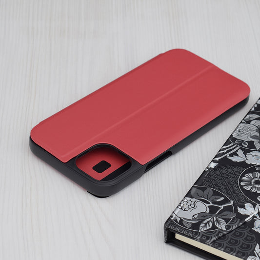 Custodia per Apple iPhone 15 Plus, Techsuit, eFold, Rossa