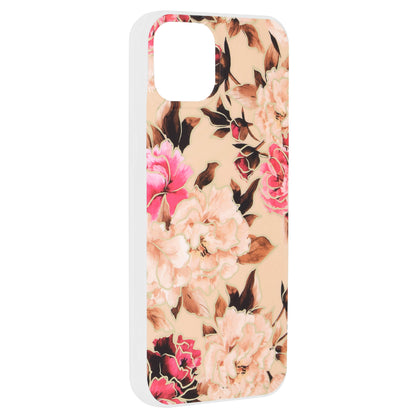 Custodia per Apple iPhone 15 Plus, Techsuit, Marble, Beige