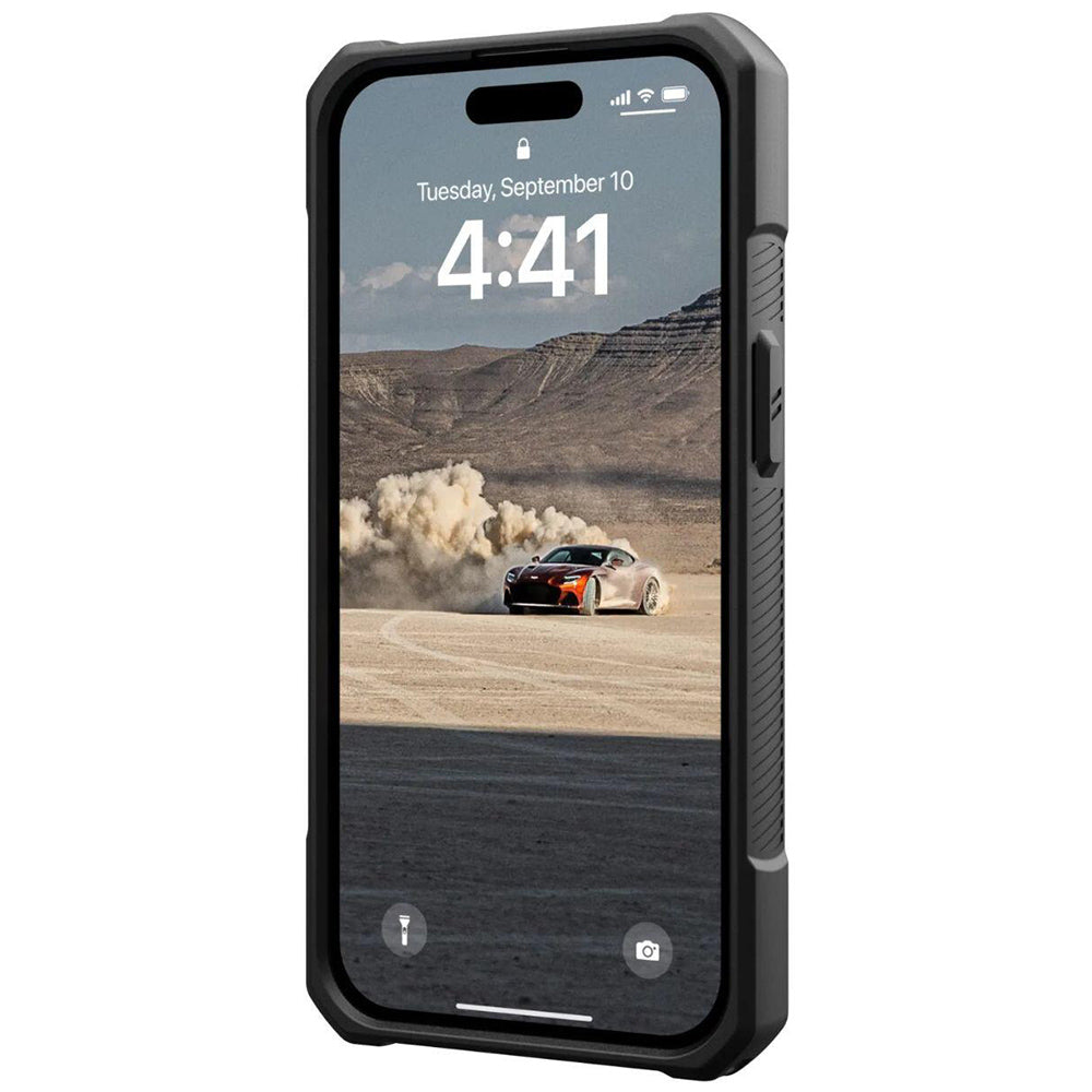 Custodia per Apple iPhone 15 Plus, Urban Armor Gear, Monarch Carbon, Nera