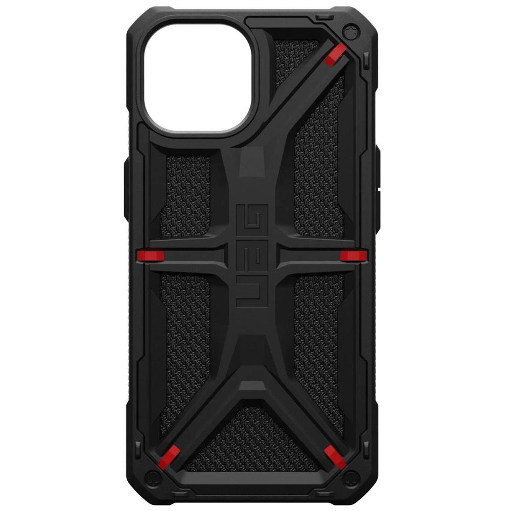 Custodia per Apple iPhone 15 Plus, Urban Armor Gear, Monarch Kevlar, Nera