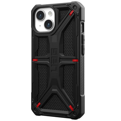 Custodia per Apple iPhone 15 Plus, Urban Armor Gear, Monarch Kevlar, Nera
