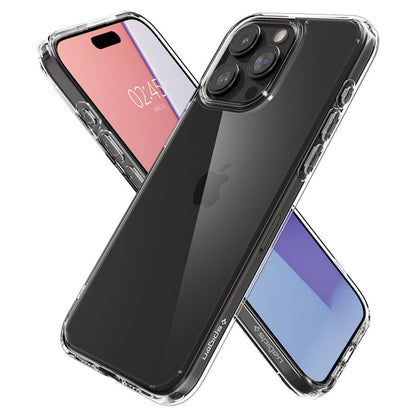Custodia per Apple iPhone 15 Pro Max, Spigen, Ultra Hybrid, Trasparente