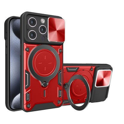 Custodia per Apple iPhone 15 Pro Max, Techsuit, CamGuard Pro, Rossa