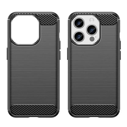 Custodia per Apple iPhone 15 Pro Max, Techsuit, Carbonio, Nera