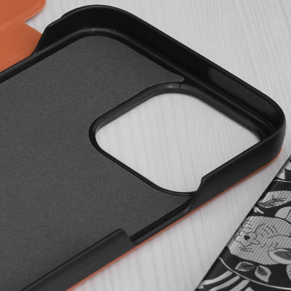 Custodia per Apple iPhone 15 Pro Max, Techsuit, eFold, Arancione