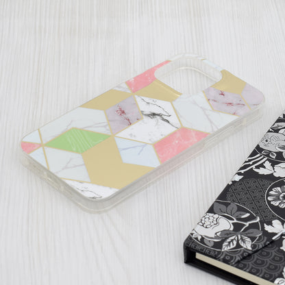 Custodia per Apple iPhone 15 Pro Max, Techsuit, Marble, Viola