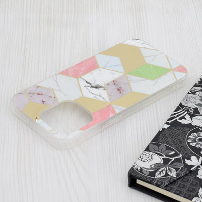 Custodia per Apple iPhone 15 Pro Max, Techsuit, Marble, Viola