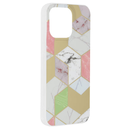 Custodia per Apple iPhone 15 Pro Max, Techsuit, Marble, Viola
