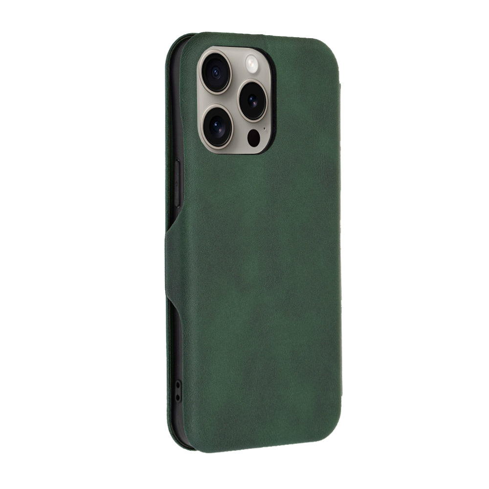 Custodia per Apple iPhone 15 Pro Max, Techsuit, Safe Wallet Plus, Verde