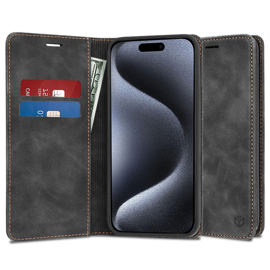 Custodia per Apple iPhone 15 Pro, Techsuit, Confy, Nera