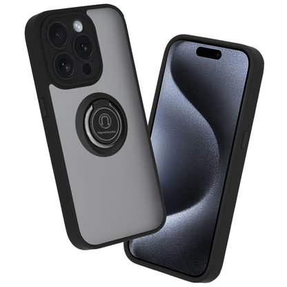 Custodia per Apple iPhone 15 Pro, Techsuit, Glinth, Nera