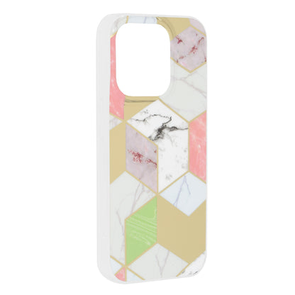 Custodia per Apple iPhone 15 Pro, Techsuit, Marble, Viola