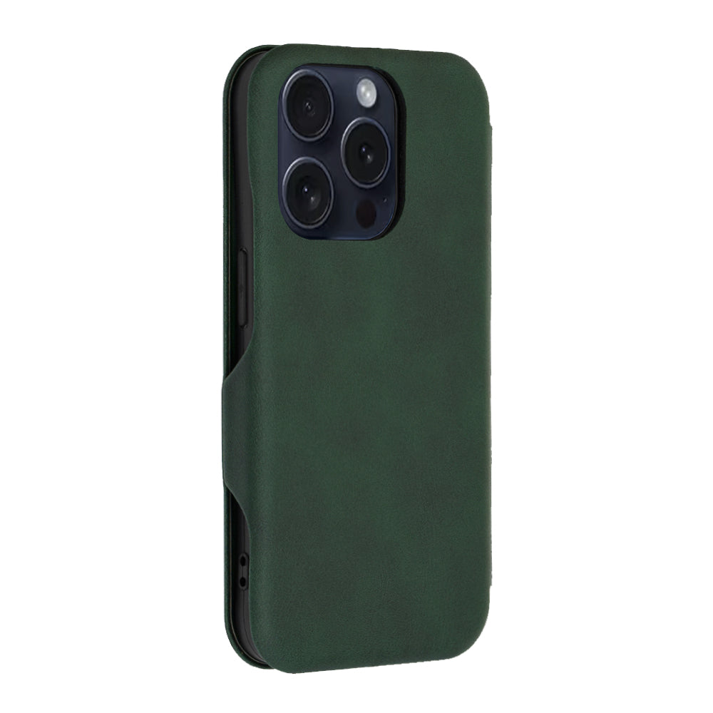 Custodia per Apple iPhone 15 Pro, Techsuit, Safe Wallet Plus, Verde