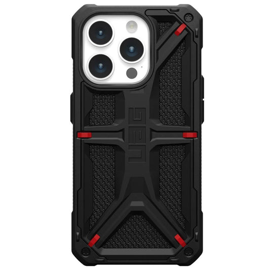 Custodia per Apple iPhone 15 Pro, Urban Armor Gear, Monarch Kevlar, Nera