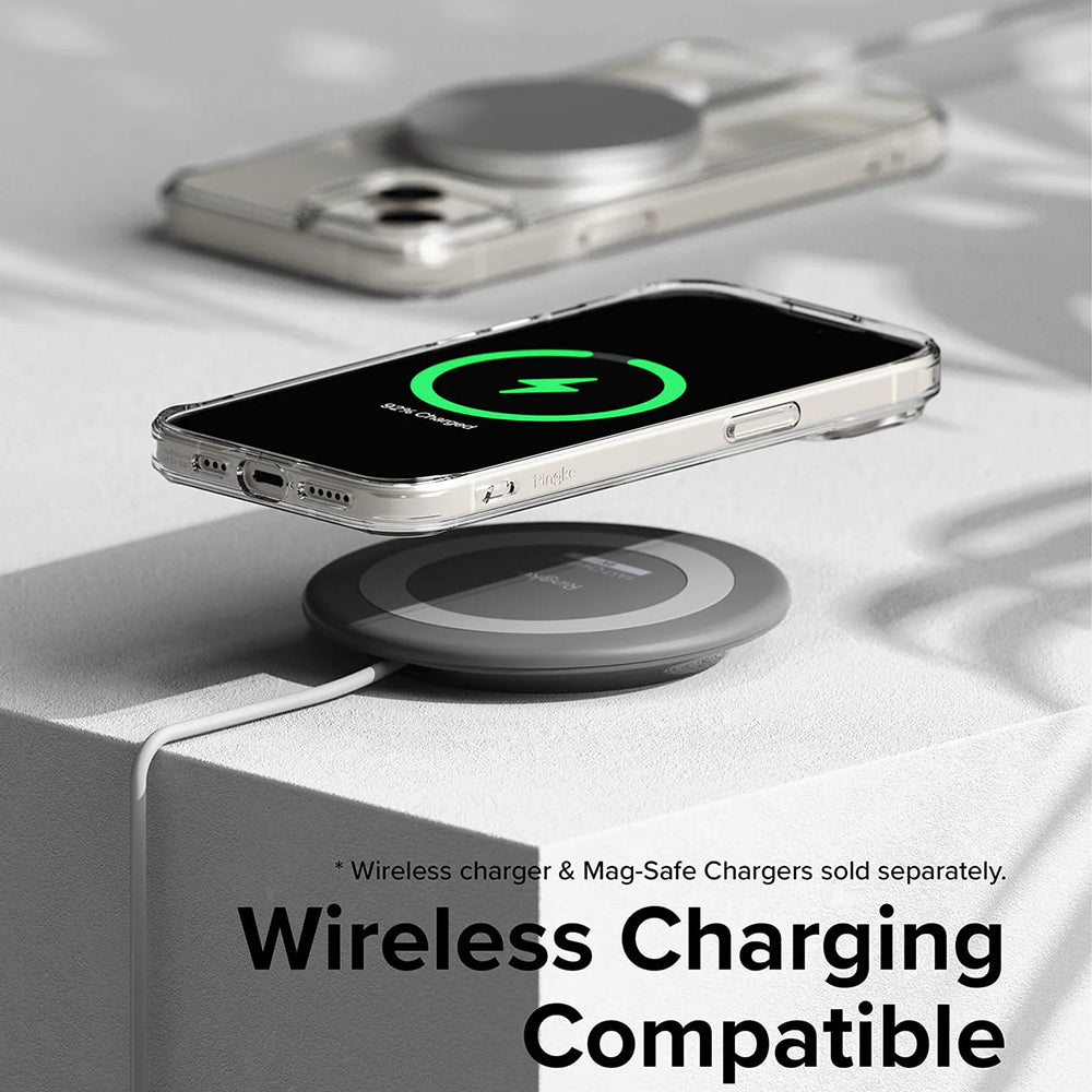 Custodia per Apple iPhone 15, Ringke, Fusion, Trasparente