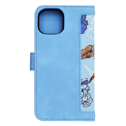 Custodia per Apple iPhone 15, Techsuit, FlipCraft, Blu