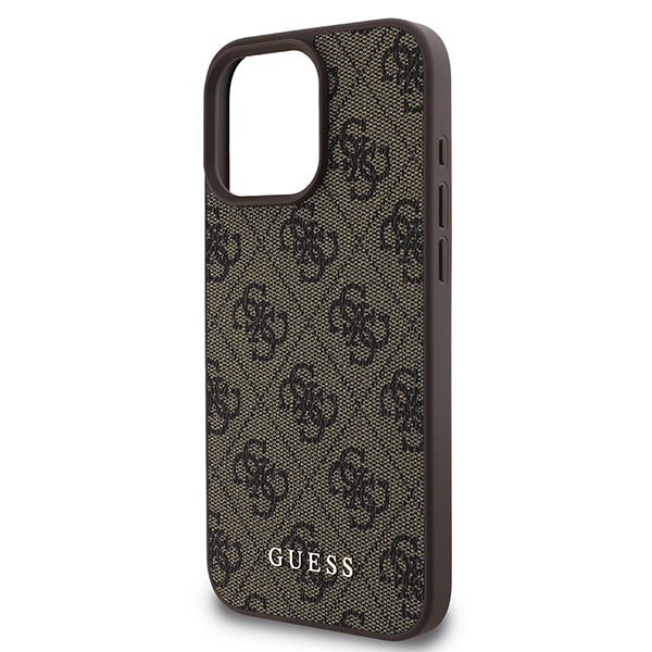 Custodia per Apple iPhone 16, Guess, 4G Classic, Rosa