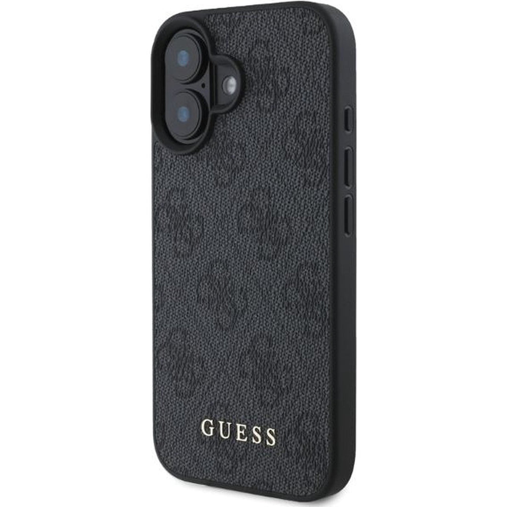 Custodia per Apple iPhone 16 Plus, Guess, 4G Classic, Nera