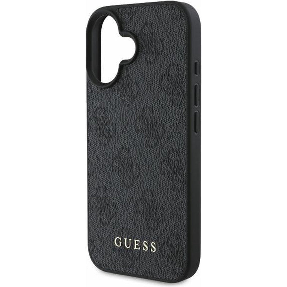 Custodia per Apple iPhone 16 Plus, Guess, 4G Classic, Nera