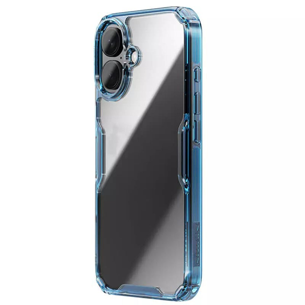 Custodia per Apple iPhone 16 Plus, Nillkin, Nature Pro, Blu