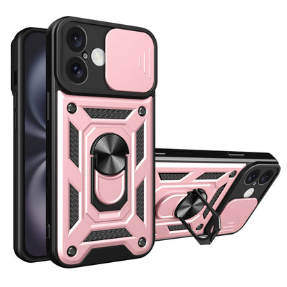 Custodia per Apple iPhone 16 Plus, Techsuit, CamShield, Rosa