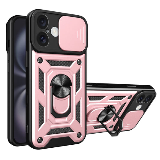 Custodia per Apple iPhone 16 Plus, Techsuit, CamShield, Rosa