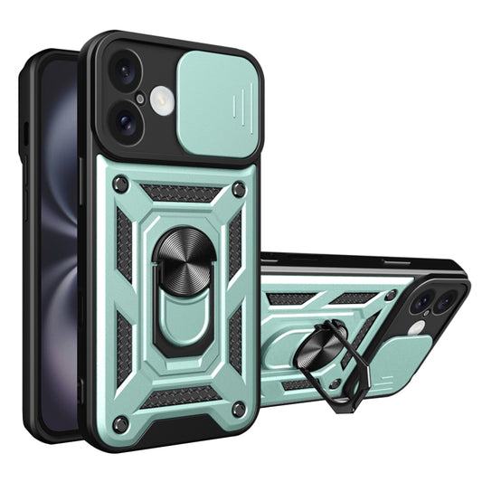 Custodia per Apple iPhone 16 Plus, Techsuit, CamShield, Verde