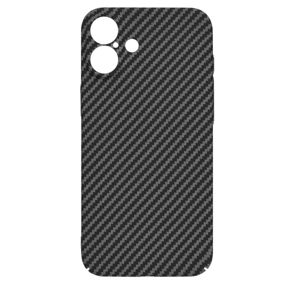 Custodia per Apple iPhone 16 Plus, Techsuit, Carbonite FiberShell, Nera