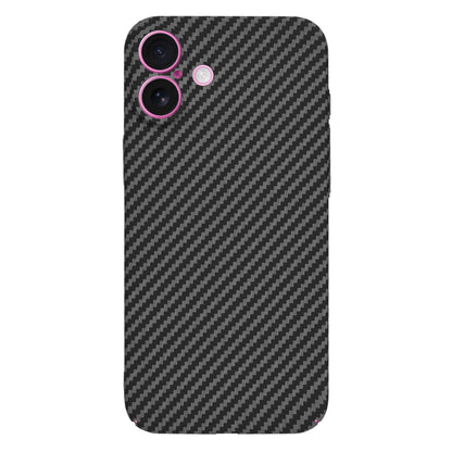 Custodia per Apple iPhone 16 Plus, Techsuit, Carbonite FiberShell, Nera
